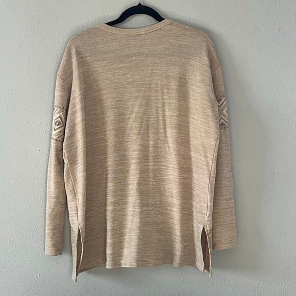 Miss Me Beige Button Up Cardigan Women’s Size M Western Country Aztec - Picture 5 of 5